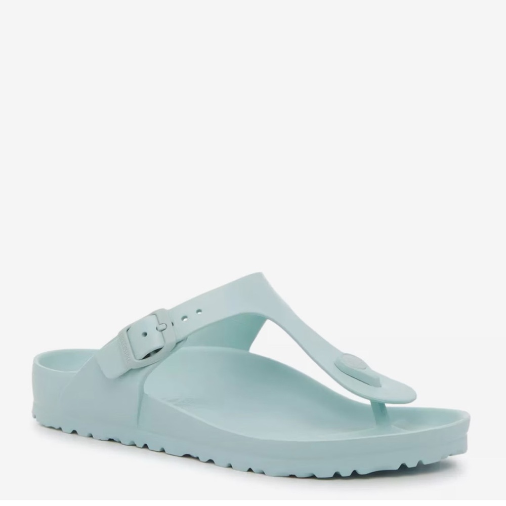 Birkenstock Gizeh sandals surf green size 42 —10.5-11 US size